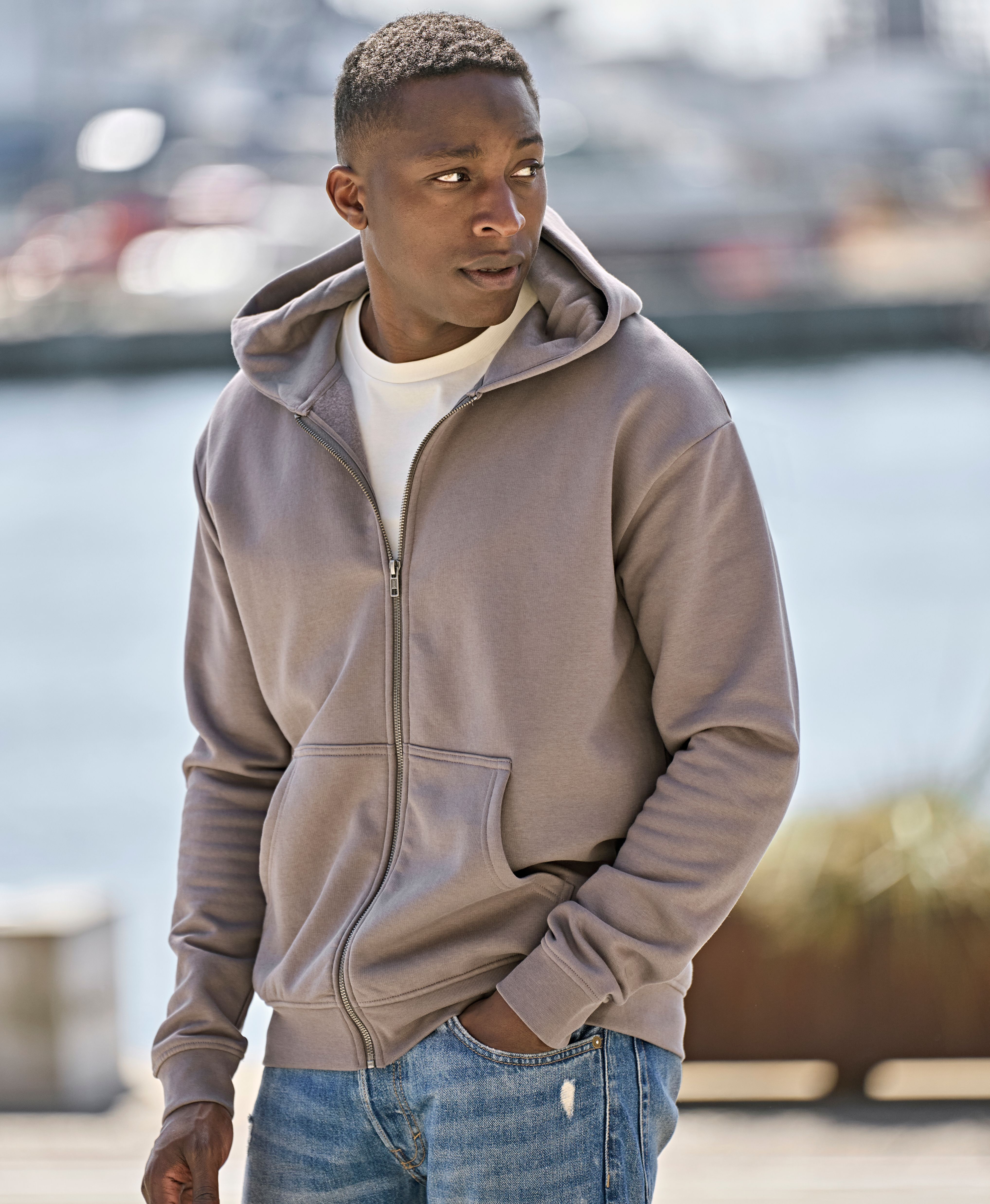Hooded Full Zip Sweatshirt